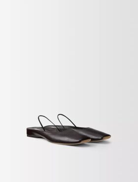 Ballerines en cuir Lana en chaussures plates