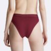 Bas de bikini taille haute ton sur ton