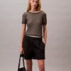 Bermuda plissé en sergé de coton Cotton Stretch Bermuda plissé en sergé de coton Cotton Stretch