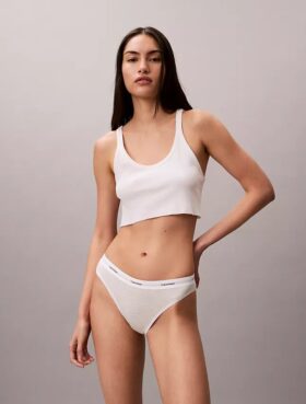 Bikini en coton Stretch côtelé