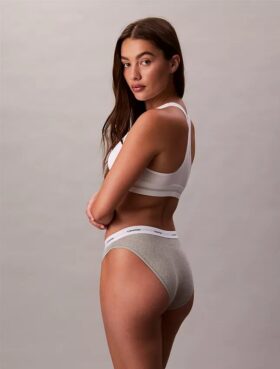 Bikini en coton Stretch côtelé