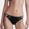 Bikini en dentelle graphique noir CK Black Bikini en dentelle graphique noir CK Black