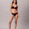 Bikini en microfibre extensible avec dentelle Bikini en microfibre extensible avec dentelle