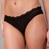 Bikini en microfibre extensible avec dentelle Bikini en microfibre extensible avec dentelle