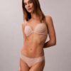Bikini en microfibre extensible avec dentelle Bikini en microfibre extensible avec dentelle