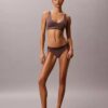 Bikini Icon en coton et Modal métallisé