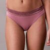 Bikini Icon en coton et Modal métallisé