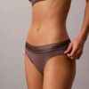 Bikini Icon en coton et Modal métallisé