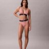 Bikini taille haute extensible en Microfiber à motif Monogram
