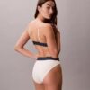 Bikini taille haute extensible en Microfiber à motif Monogram