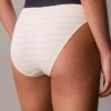 Bikini taille haute extensible en Microfiber à motif Monogram