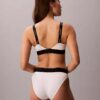 Bikini taille haute extensible en Microfiber à motif Monogram Bikini taille haute extensible en Microfiber à motif Monogram