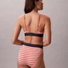 Bikini taille haute extensible en Microfiber à motif Monogram