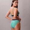 Bikini taille haute extensible en Microfiber à motif Monogram
