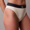Bikini taille haute extensible en Microfiber à motif Monogram