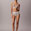 Bikini taille haute Icon en coton et Modal