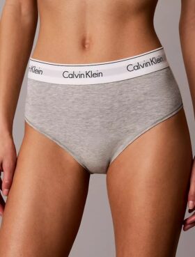 Bikini taille haute Icon en coton et Modal
