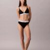 Bikini taille haute Icon en coton et Modal