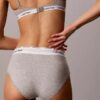 Bikini taille haute Icon en coton et Modal