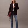 Blazer ajusté en rayonne