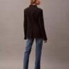 Blazer ajusté en rayonne