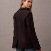 Blazer ajusté en rayonne