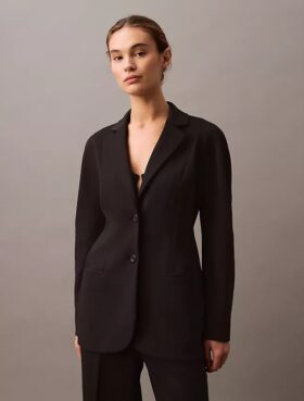 Blazer classique Dolman lisse