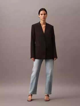 Blazer classique en crêpe Blazer classique en crêpe