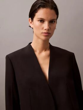 Blazer classique en crêpe Blazer classique en crêpe