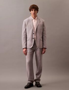 Blazer classique en mélange de lin Blazer classique en mélange de lin