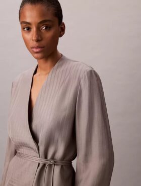 Blazer croisé en jacquard de viscose Blazer croisé en jacquard de viscose