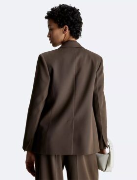 Blazer en sergé de laine