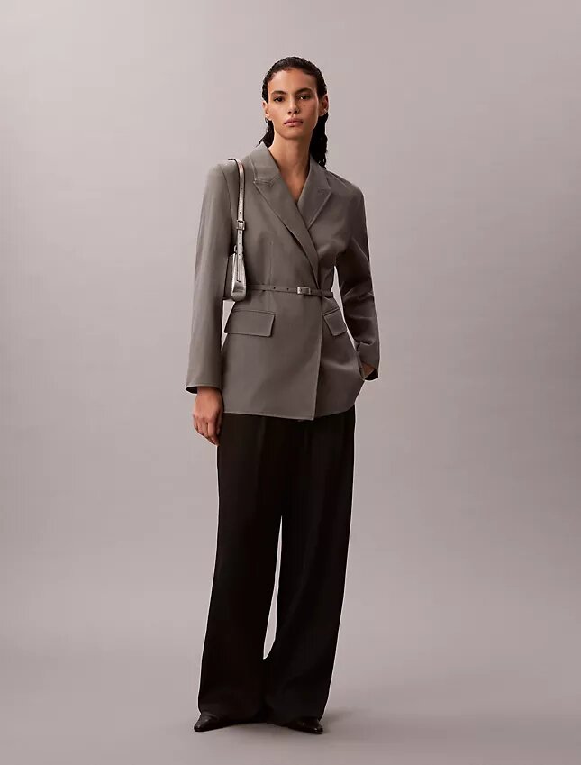 Blazer extensible à ceinture Blazer extensible à ceinture