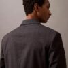 Blazer à simple boutonnage en laine mélangée
