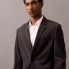 Blazer à simple boutonnage en laine mélangée