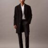 Blazer à simple boutonnage en laine mélangée