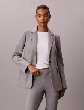 Blazer slim en ponte Blazer slim en ponte
