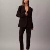 Blazer slim en ponte