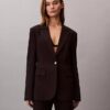 Blazer slim en ponte