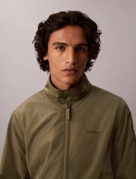 Blouson aviateur en nylon à mailles Blouson aviateur en nylon à mailles