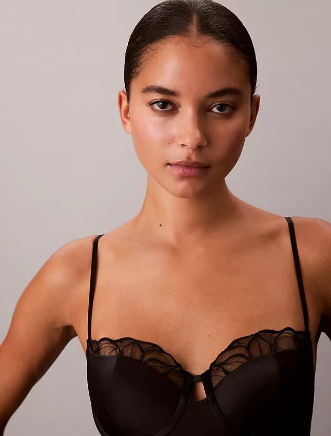 Body en dentelle florale CK Black Body en dentelle florale CK Black