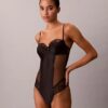 Body en dentelle florale CK Black Body en dentelle florale CK Black