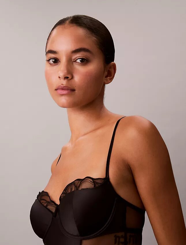 Body en dentelle florale CK Black Body en dentelle florale CK Black