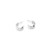 Boucles d’oreilles galbées en forme de galet Boucles d’oreilles galbées en forme de galet