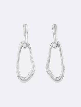 Boucles d&rsquo;oreilles à maillons organiques