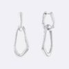 Boucles d&rsquo;oreilles à maillons organiques