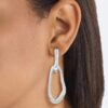 Boucles d&rsquo;oreilles à maillons organiques
