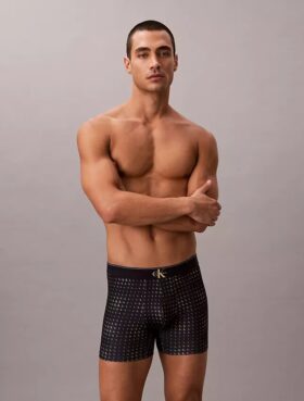 Boxer Brief en microfibre à motif Monogram