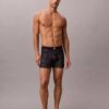 Boxer Brief en microfibre à motif Monogram Boxer Brief en microfibre à motif Monogram