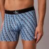 Boxer Brief en microfibre à motif Monogram Boxer Brief en microfibre à motif Monogram